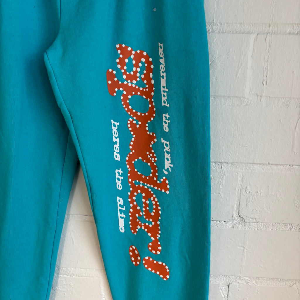 Sp5der Teal Sweat Pants