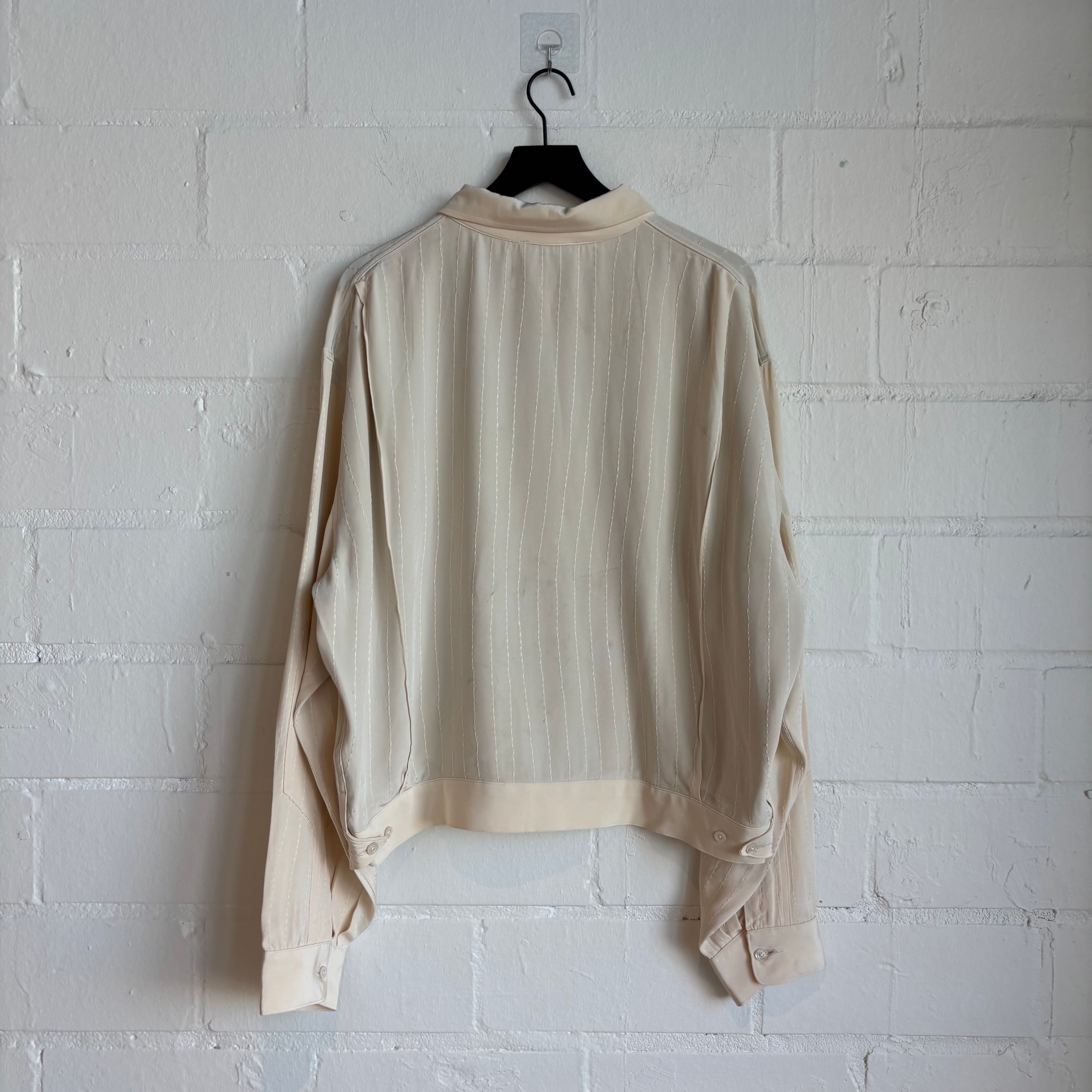 Glass Cypress Cream Embroidered Zip Up