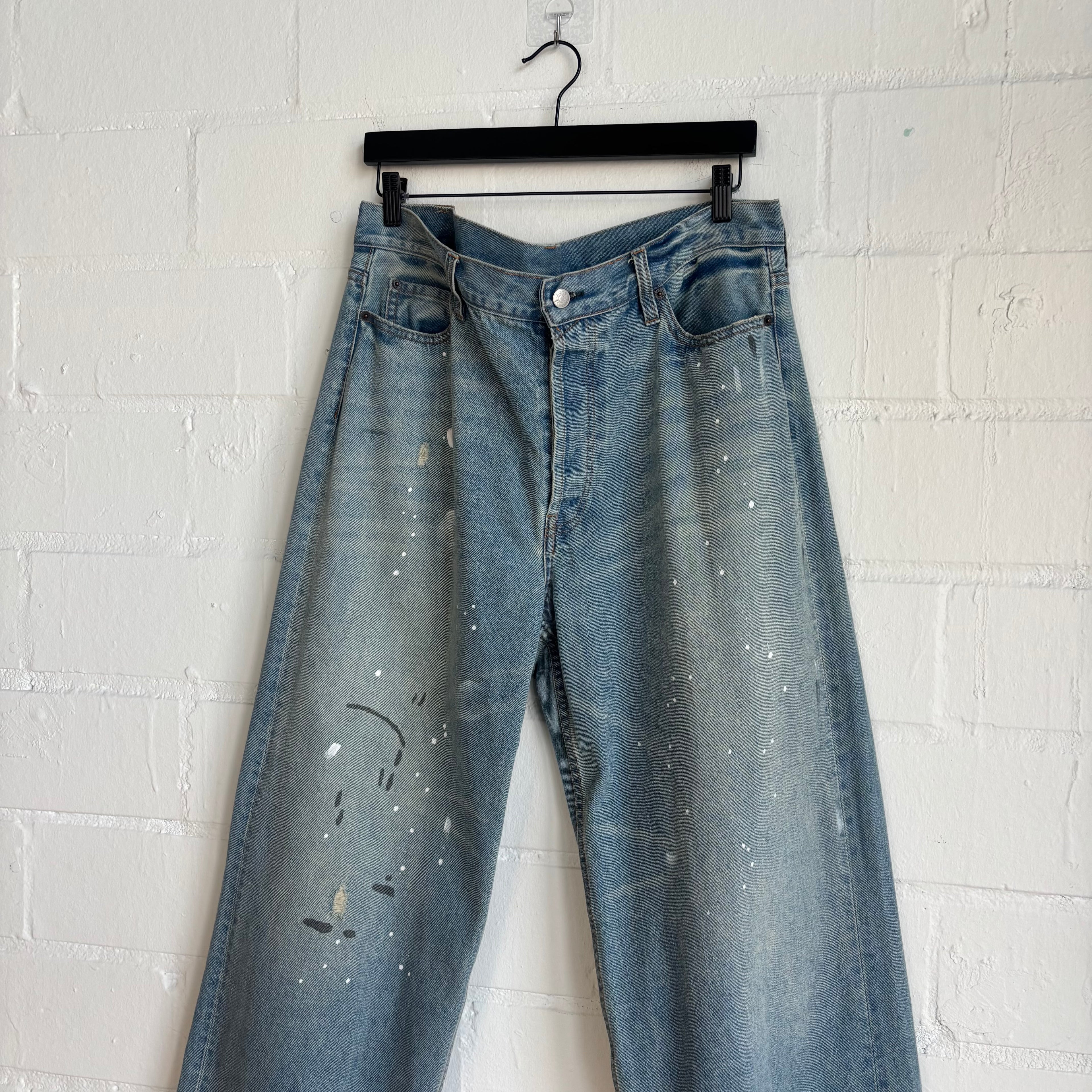Acne Studios Paint Splatter Jeans