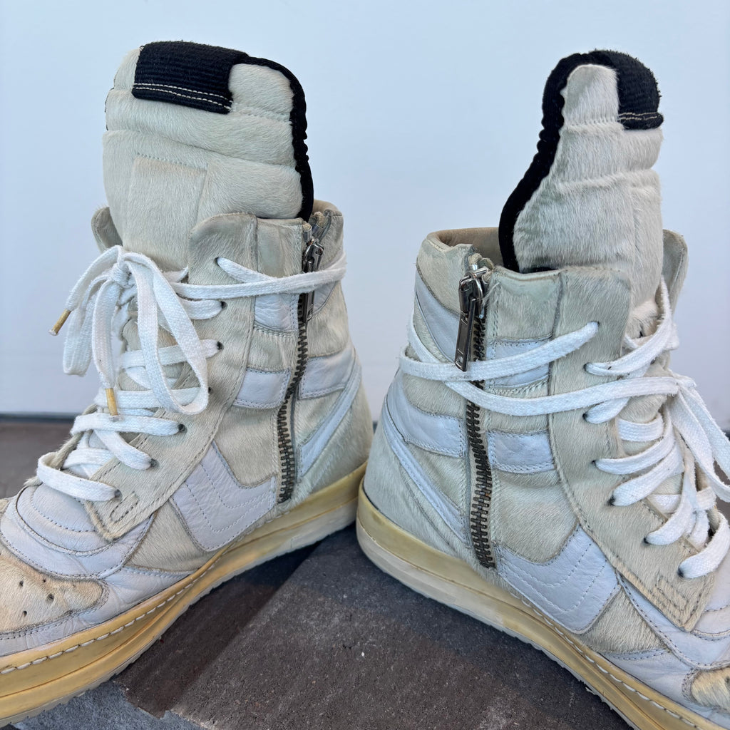 FW08’ Rick Owens “Milk” Pony Hair Dunks