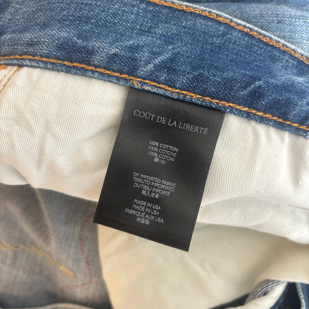 Coût De LA Liberté Patchwork Jeans