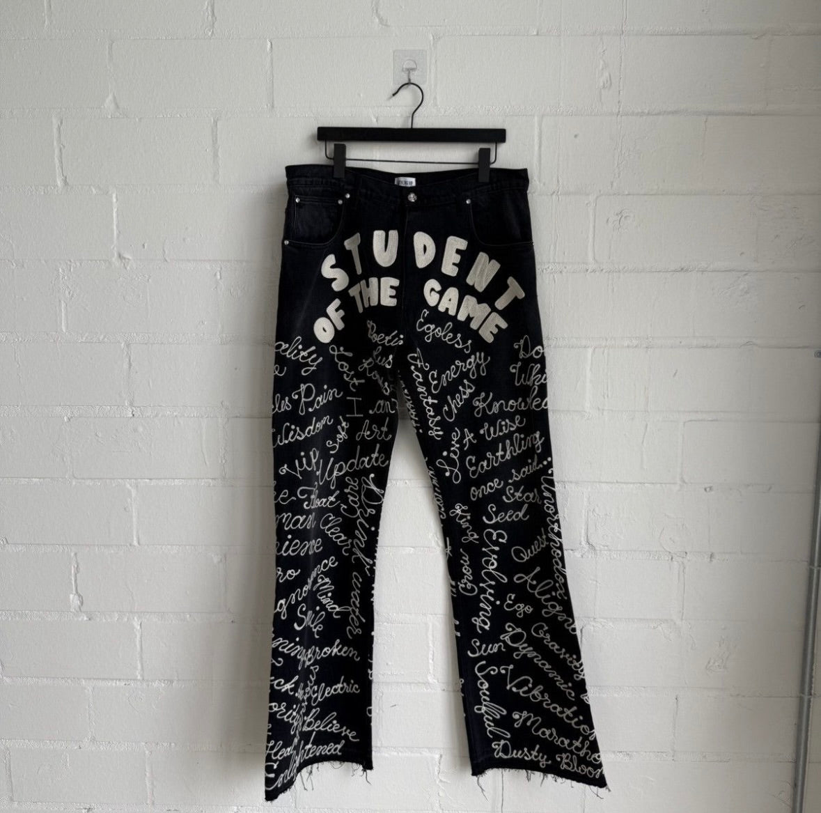 Earthling VIP Student Calligraphy Jeans
