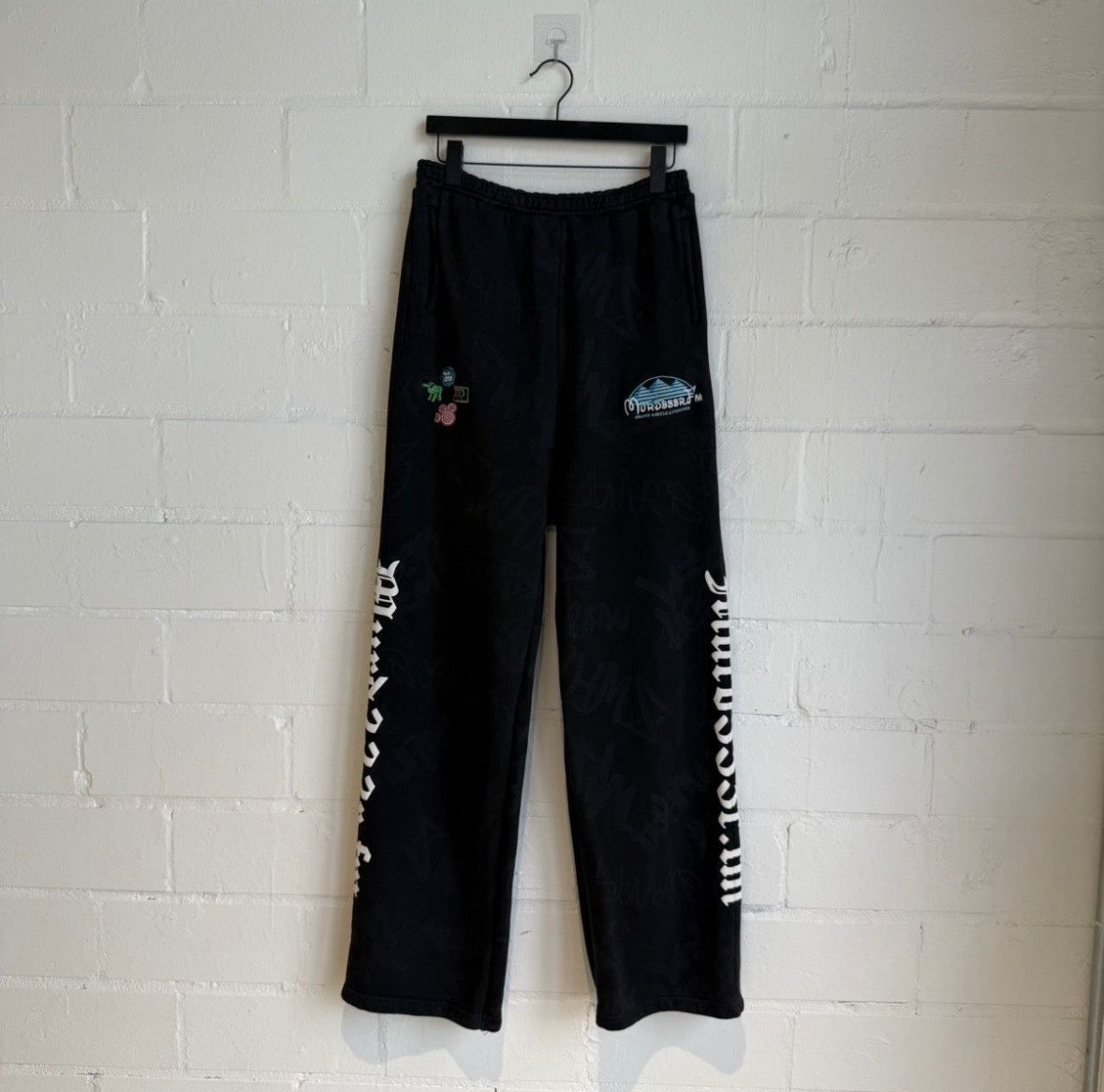 Murder FM Black Sweat Pants