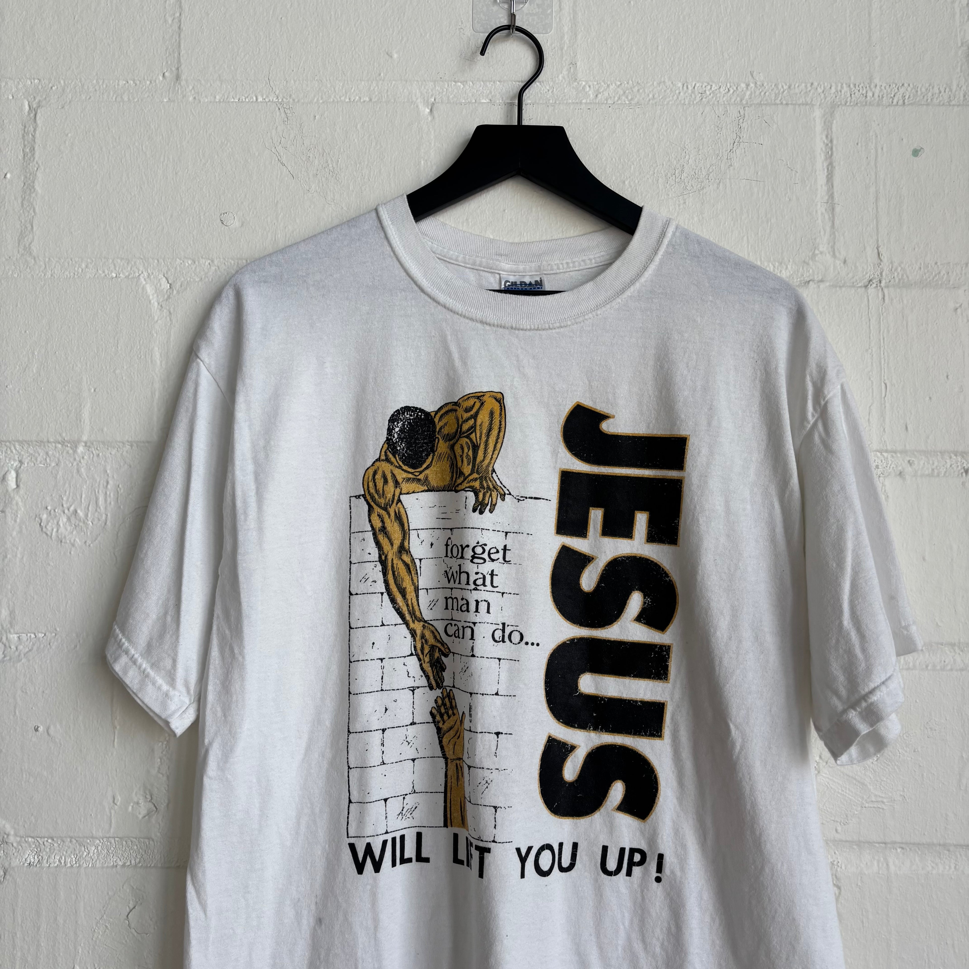 Vintage 90s “Jesus Will Life You Up” Tee