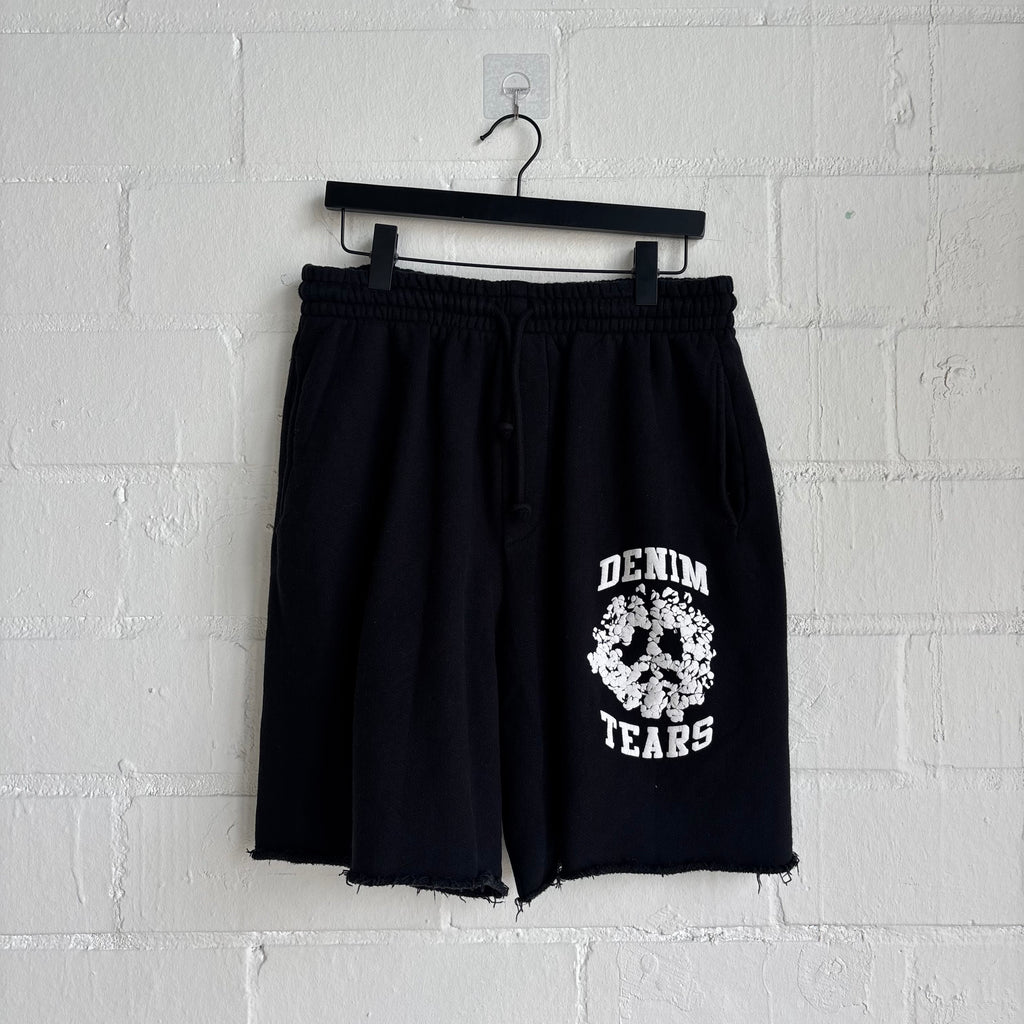 Denim Tears Black Sweat Shorts