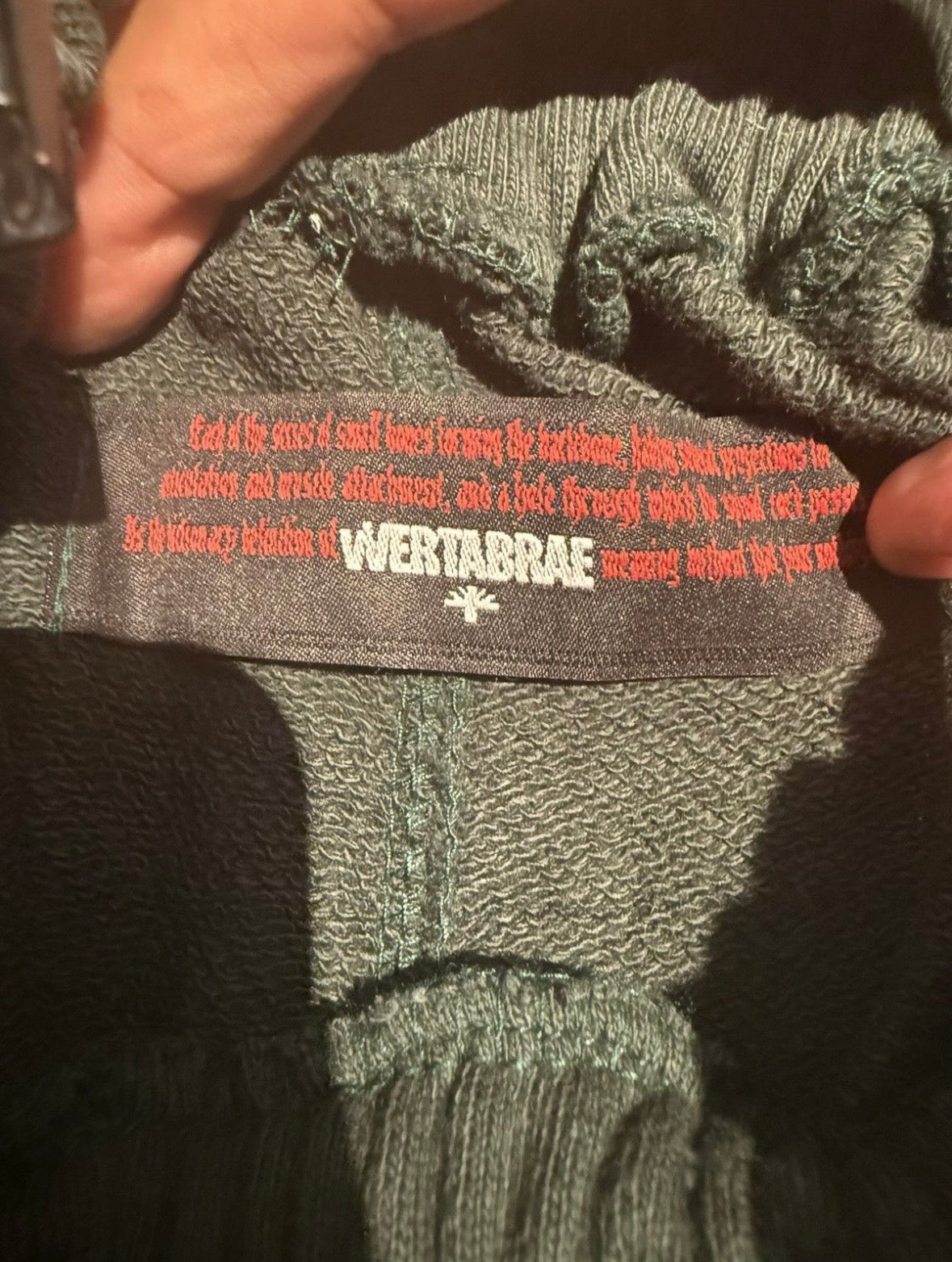 Vertebrae Green Sweatpants