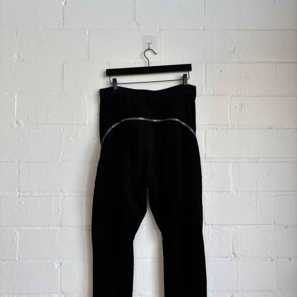 Rick Owens Corduroy Black Pants