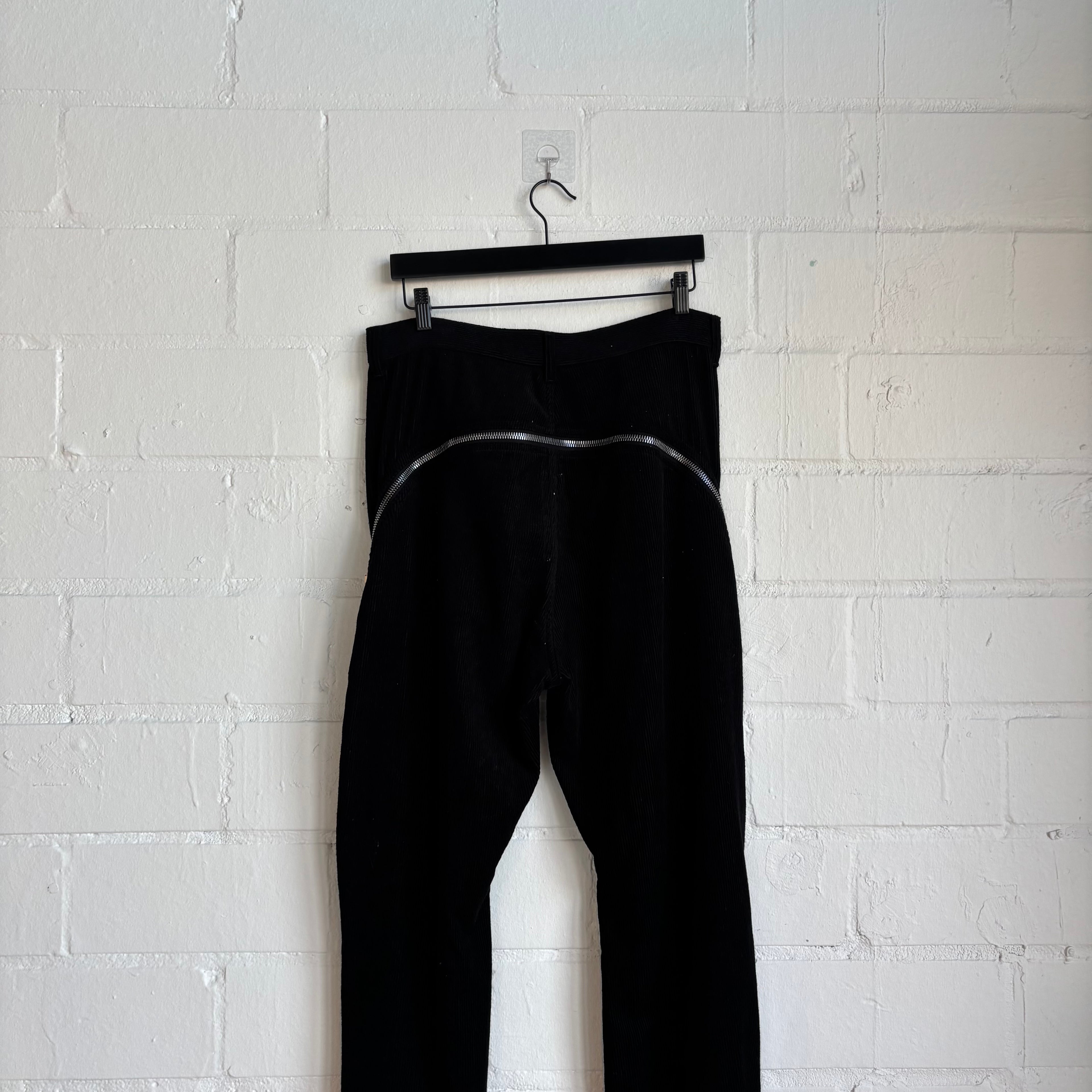 Rick Owens Corduroy Black Pants