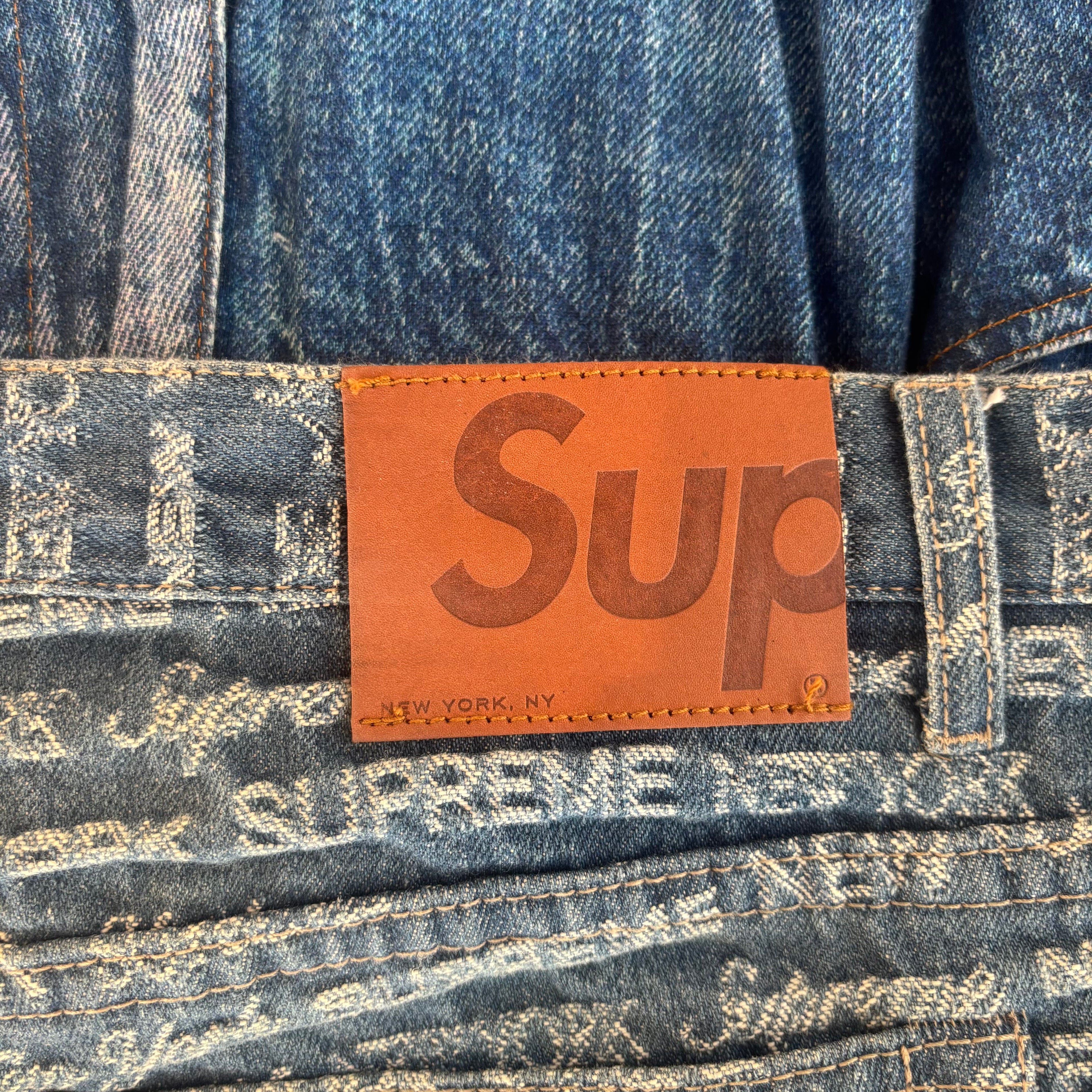 Supreme Script Denim Jeans