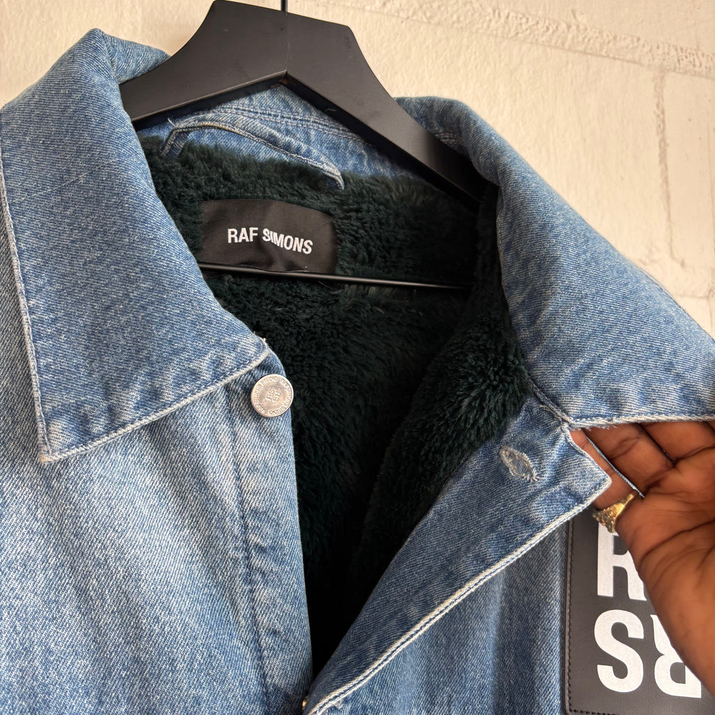 Raf Simons Fleece Denim Jacket