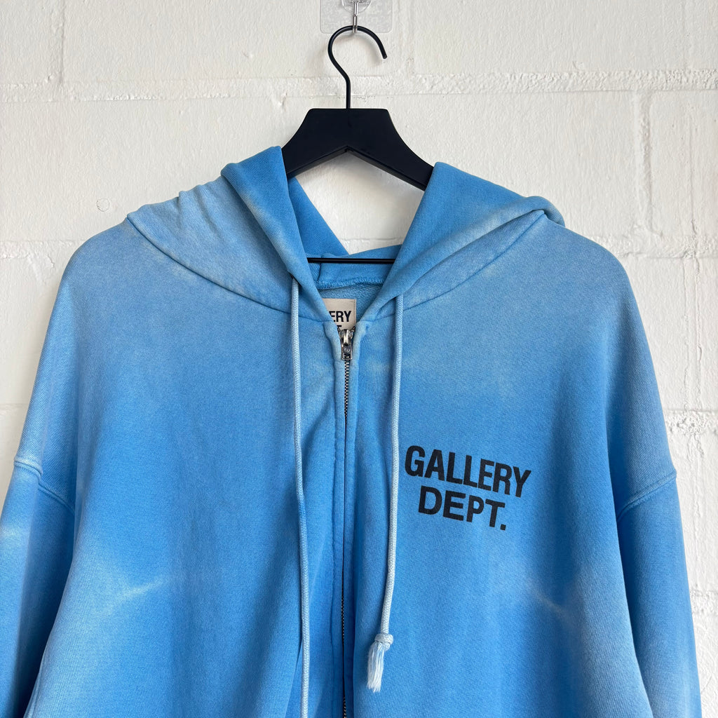 Gallery Dept Light Blue Hoodie