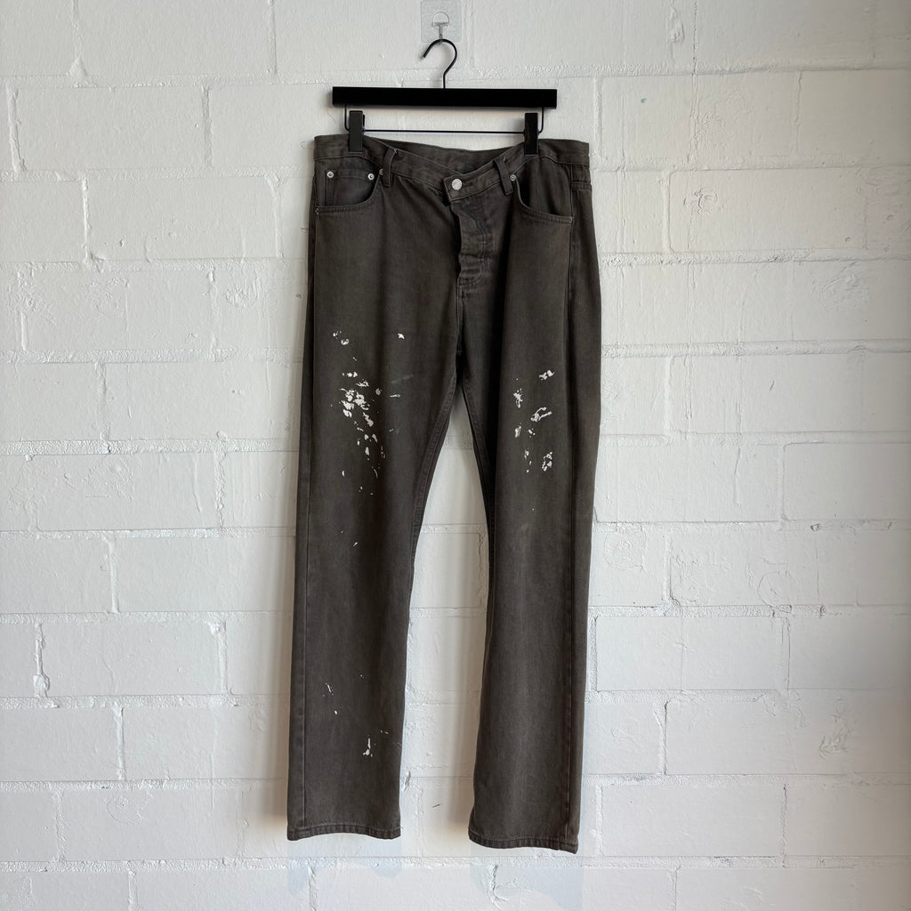 Helmut Lang Paint Splatter Denim